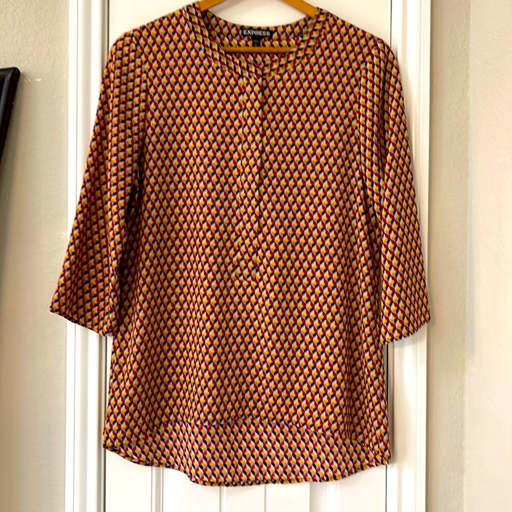 geometric blouse